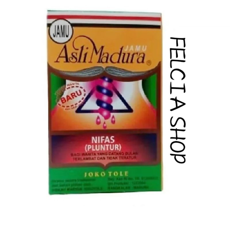 Jamu Nifas Pluntur Madura Asli Isi 100 Pil