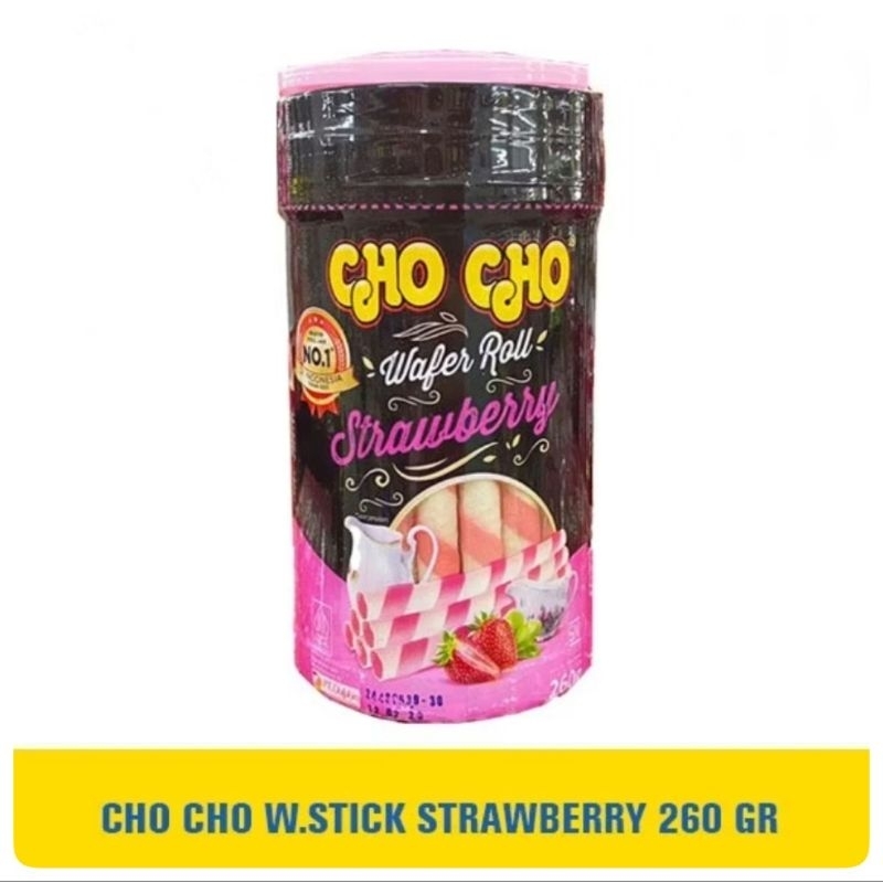 

Cho Cho Wafer Roll Strawberry 260gr