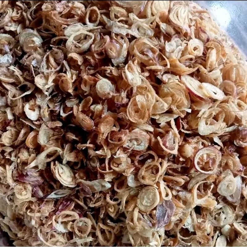 

Bawang merah goreng 1 kg grade [ A ] goreng Brebes Premium Renyah