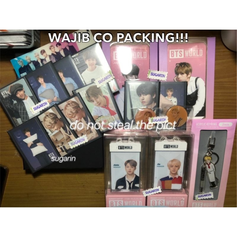 [READY STOCK] OFFICIAL MERCH & PHOTOCARD BTS WORLD BTSW OFFICIAL RM JIN SUGA JHOPE JIMIN V JUNGKOOK 
