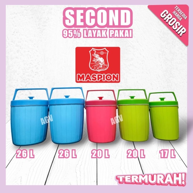 Termos Es Maspion | Termos Nasi Maspion | Termos Es Second Like New | Termos Es 26 Liter | Termos Na