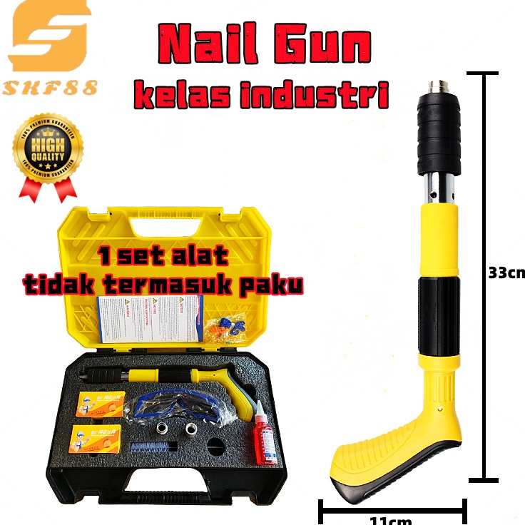 Serba Untung   Alat paku tembak beton  Nail gun  nails guns rivet tool  mesin paku rivet  paku temba