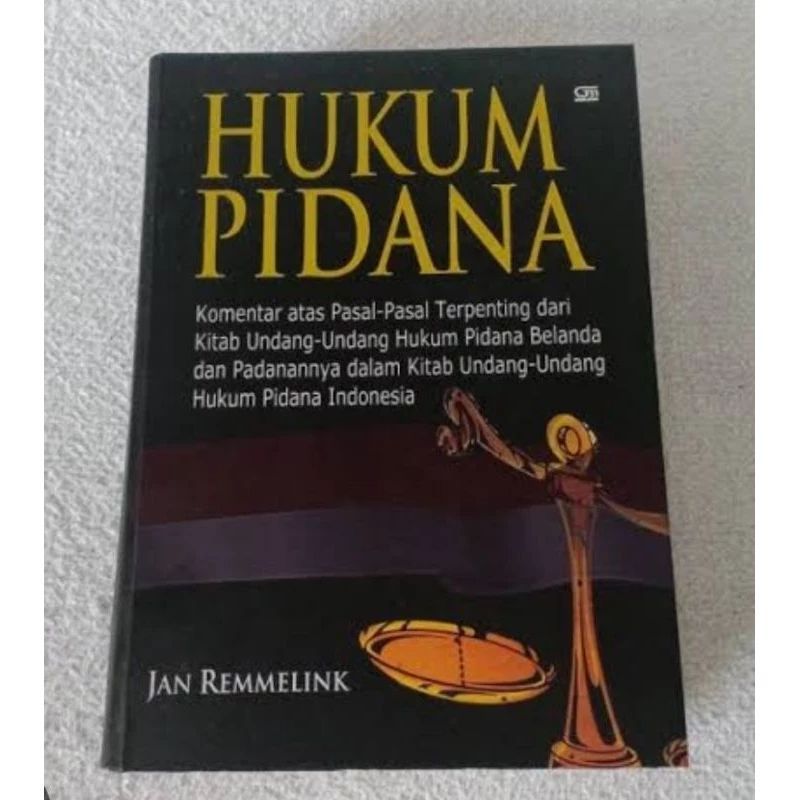 BUKU HUKUM PIDANA JAN REMMELINK