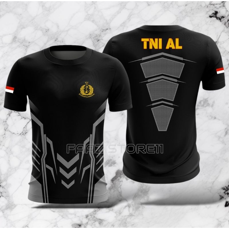 Kaos TNI AL || Kaos Jersey TNI AL || Kaos Olahraga TNI AL New motif terbaru