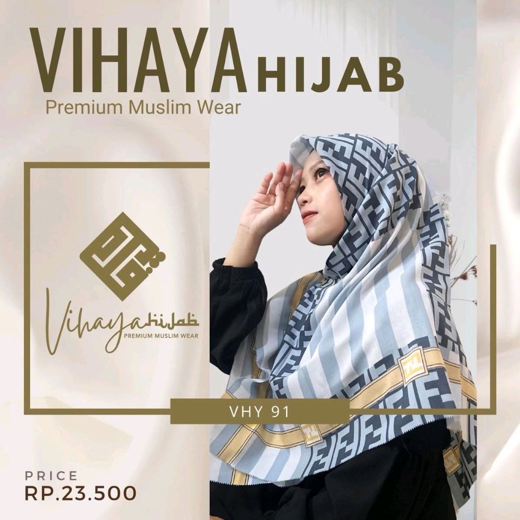 Hijab Voal Lasercut Printing