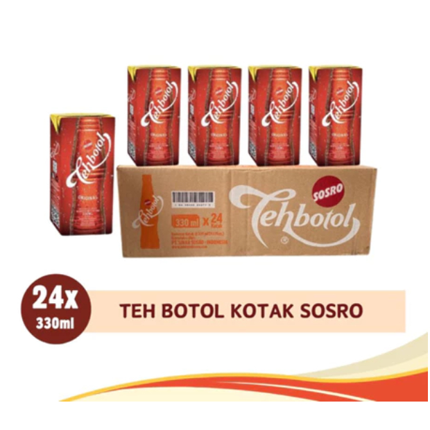 

Teh Botol Sosro Kotak 200ml 1 DUS isi 24 PCS