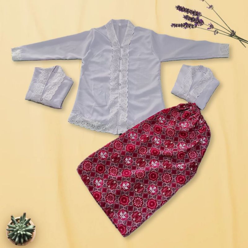 BAJU SETELAN KEBAYA ANAK & TANGGUNG TERMURAH BAJU SETELAN KEBAYA ANAK TK DAN SD BAJU TRADISIONAL KHA