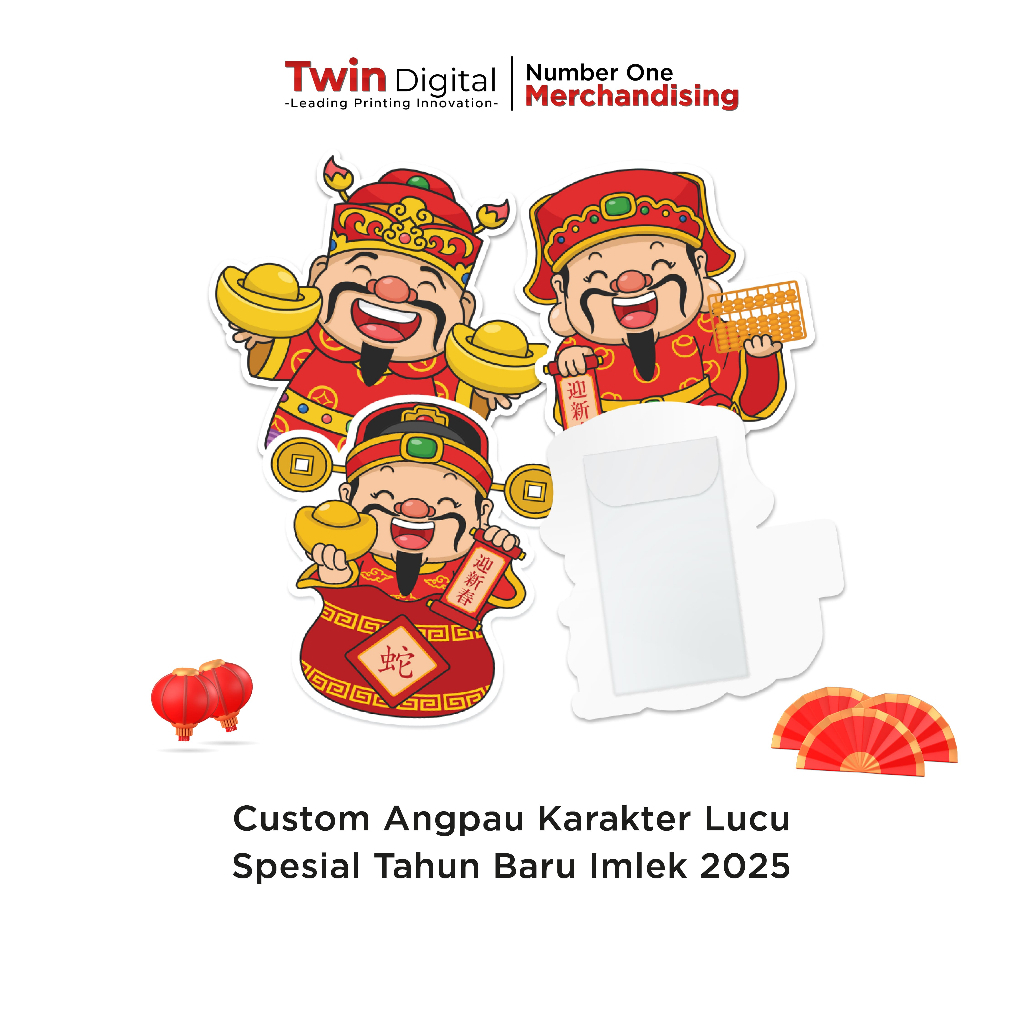 

Twindigital Angpao Imlek Custom Desain Amplop Tahun Baru Cina 2025 - Angpao Imlek Karakter Lucu