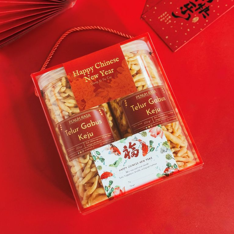 

Hampers Imlek Penuh Rasa - 2 Telur Gabus Keju 225 gr