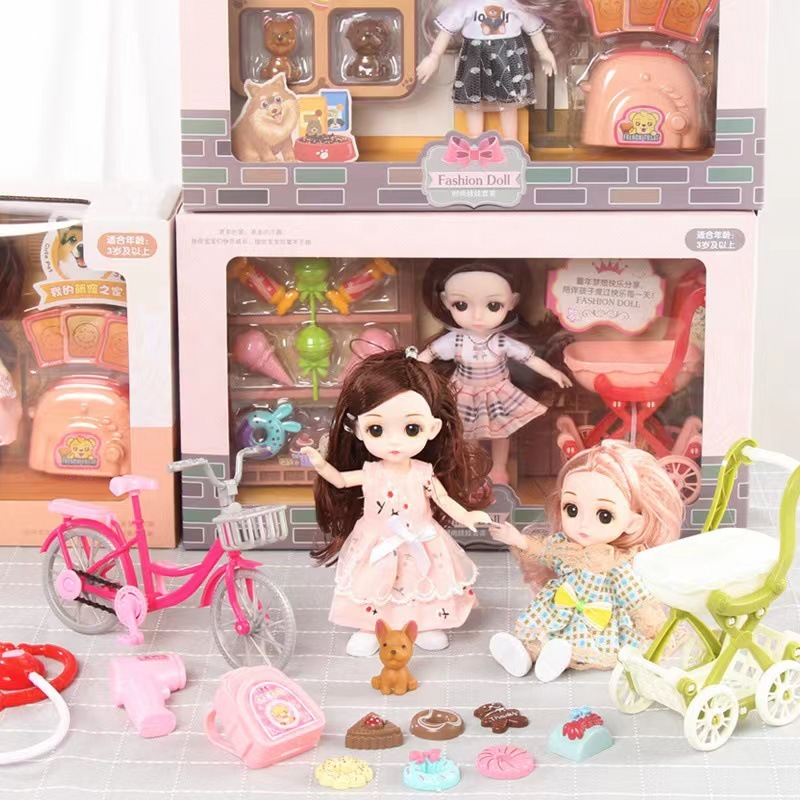 Kotak hadiah untuk anak perempuan mainan rumah boneka set hadiah untuk anak perempuan mainan putri