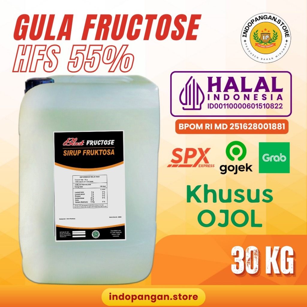 

[INSTANT] Fructose Premium 30 Kg / Gula Cair Premium 30 Kg