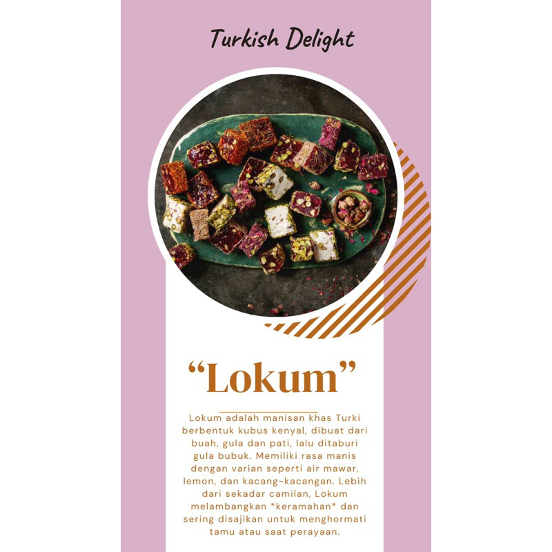 

LOKUM MANISAN KHAS TURKI