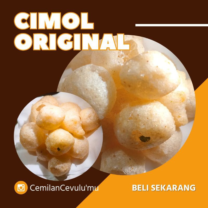 

Kerupuk Cimol Bulat Enak Original 500G