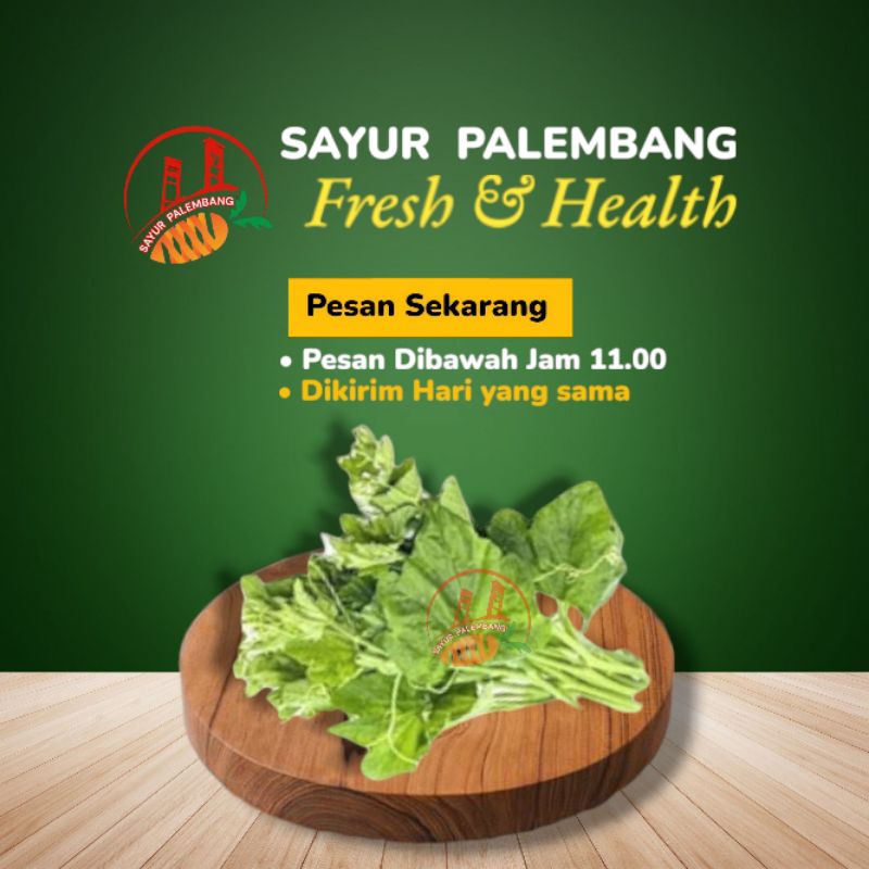 

Daun labu / Pucuk labu Perikat - Sayur Palembang