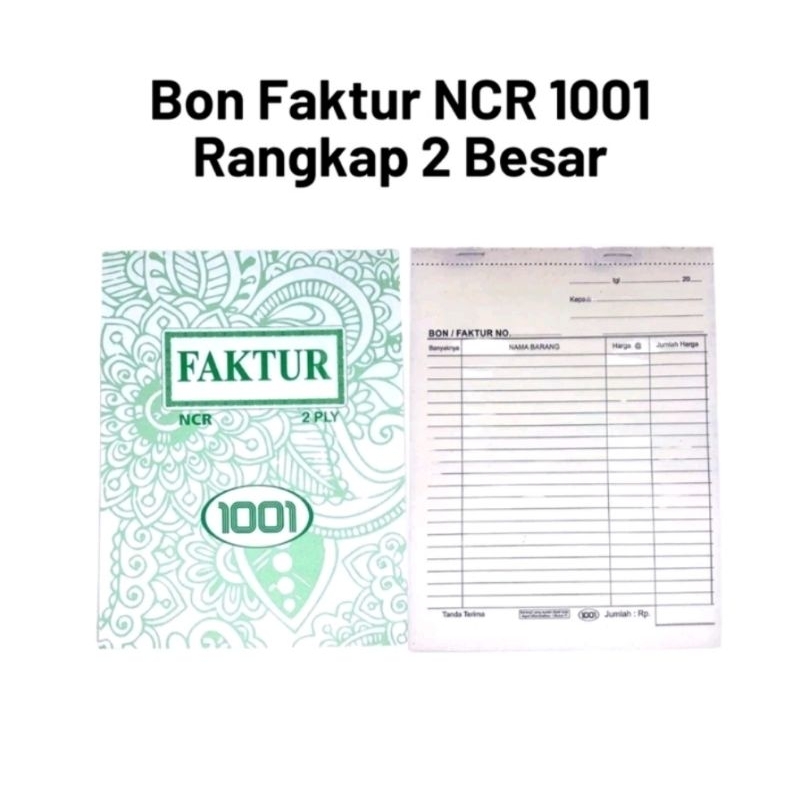 

Bon Faktur Rangkap 2 Besar Harga Per 1pcs