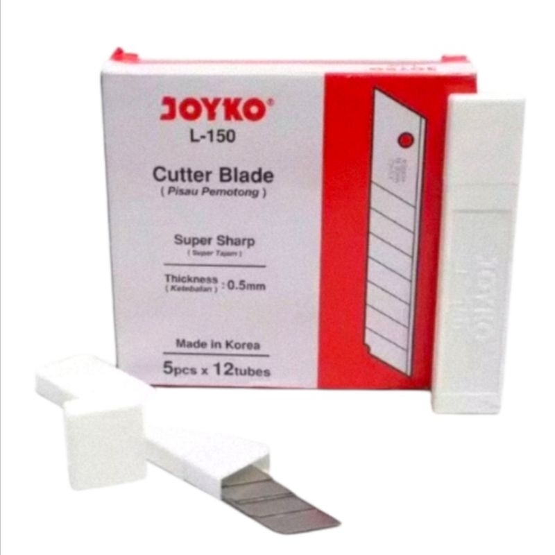 

Refill Isi Cutter Besar Joyko L-150 | 1 Tube 5 Pisau