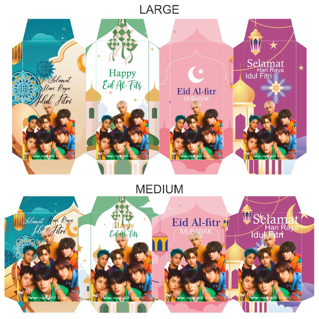 

1 PAK ISI 12PCS AMPLOP LEBARAN NCT DREAM / AMPLOP THR NCT DREAM /AMPLOP IDUL FITRI NCT DREAM