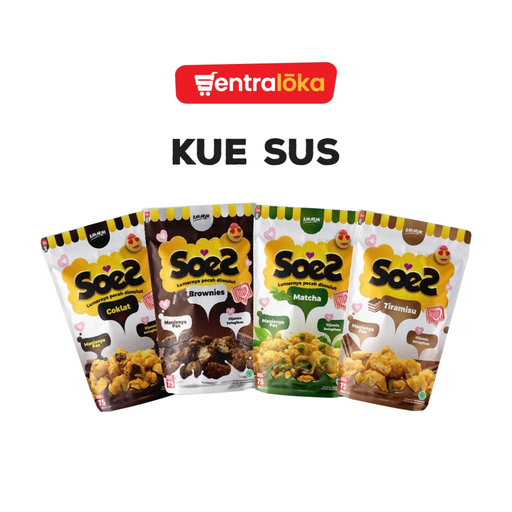 

Kakarak - Kue Sus Aneka Rasa 75g