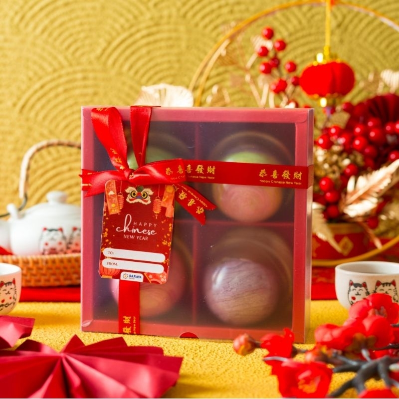 

Layer Mooncake isi 4 Imlek Hampers | Chinese New Year| Imlek | Gong Xi Fa Cai | Giftbox Gift Hadiah Souvenir