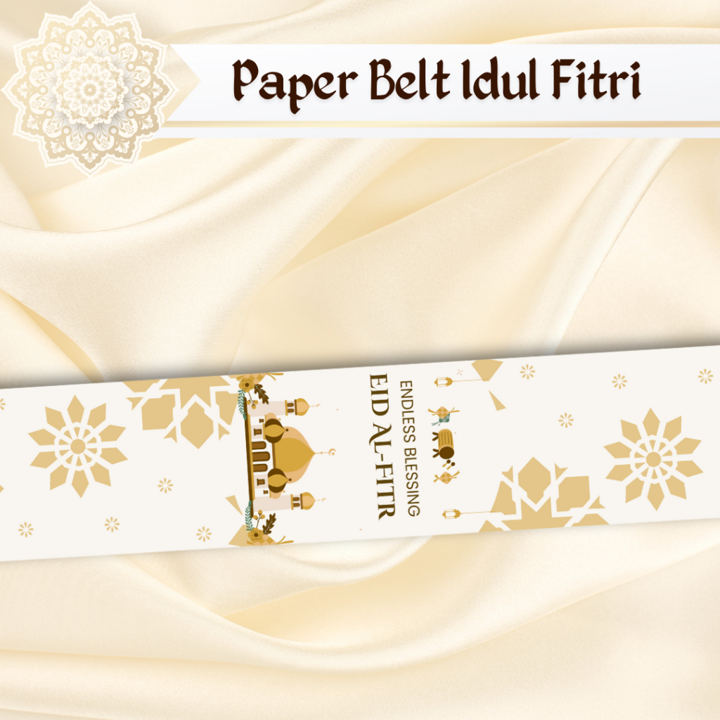 

RB Paper Belt Lebaran Selamat Hari Raya Idul Fitri Eid Mubarak Littlepapers