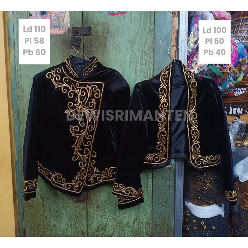 Baju pengantin bludru solo rompi taqwo/baju bludru rompi  bali