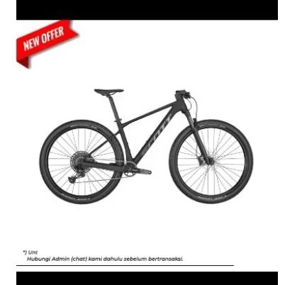 SEPEDA GUNUNG MTB SCOTT 23 BIKE SCALE 940 CARBON BLACK/SILVER