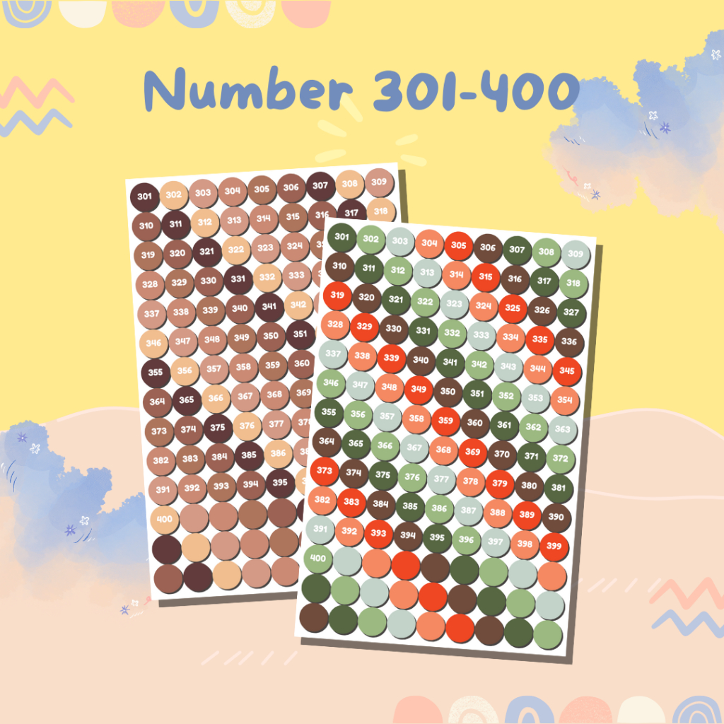 

Sticker Angka 301-400 / Stiker nomor 301 sampai 400 / Sticker number 301 to 400 aesthetic lucu