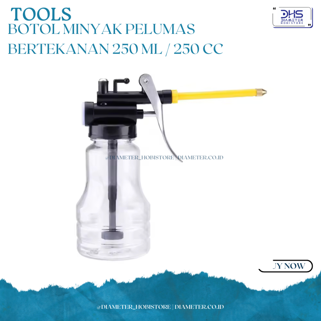Botol Minyak Pelumas Bertekanan 250 ML / 250 CC