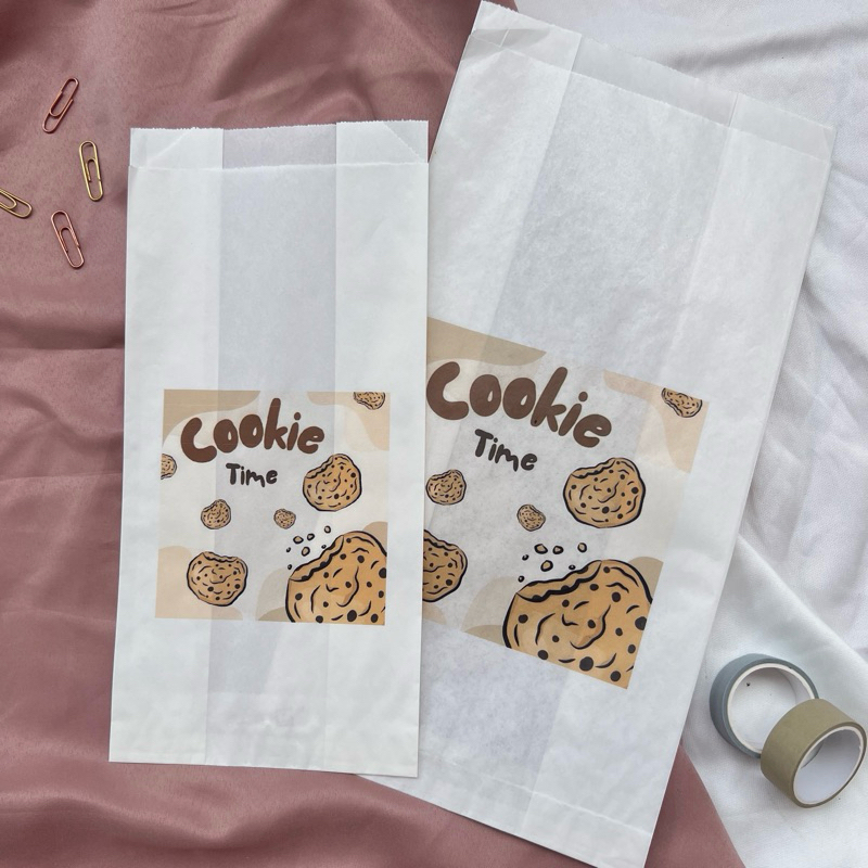 

Packaging Amplop putih motif cookie time