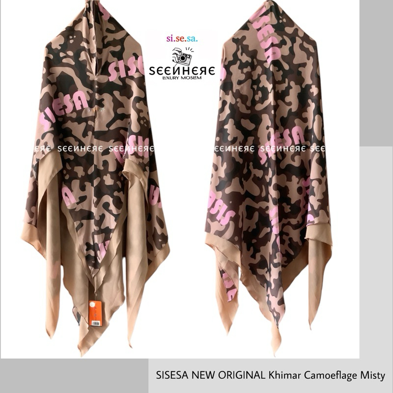 [𝐒𝐄𝐄𝐍𝐇𝐄𝐑𝐄] SISESA NEW ORIGINAL Khimar Camoeflage Misty Army