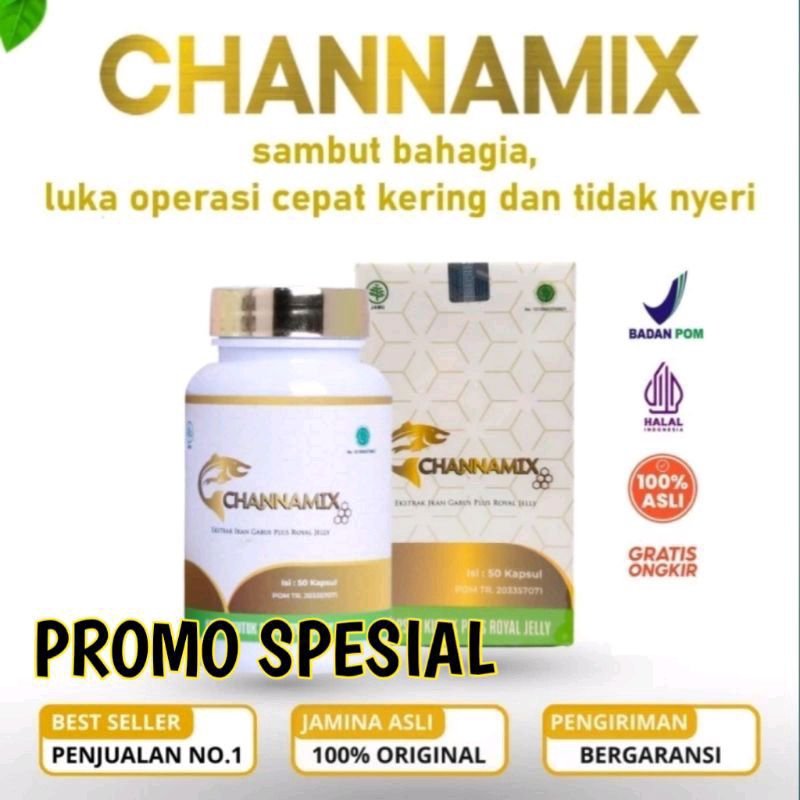 CHANNAMIX ALBUMIN OBAT LUKA PASCA OPERASI ALBUMIN EKTRAK IKAN GABUS