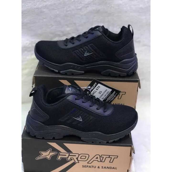 SEPATU PRO ATT MCL 670 - SEPATU SNEAKERS PRIA - SEPATU SEKOLAH HITAM