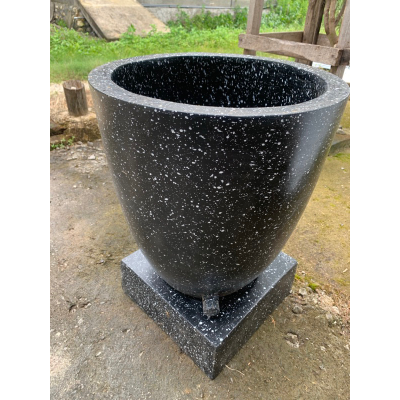 Bak mandi teraso warna hitam 40*50