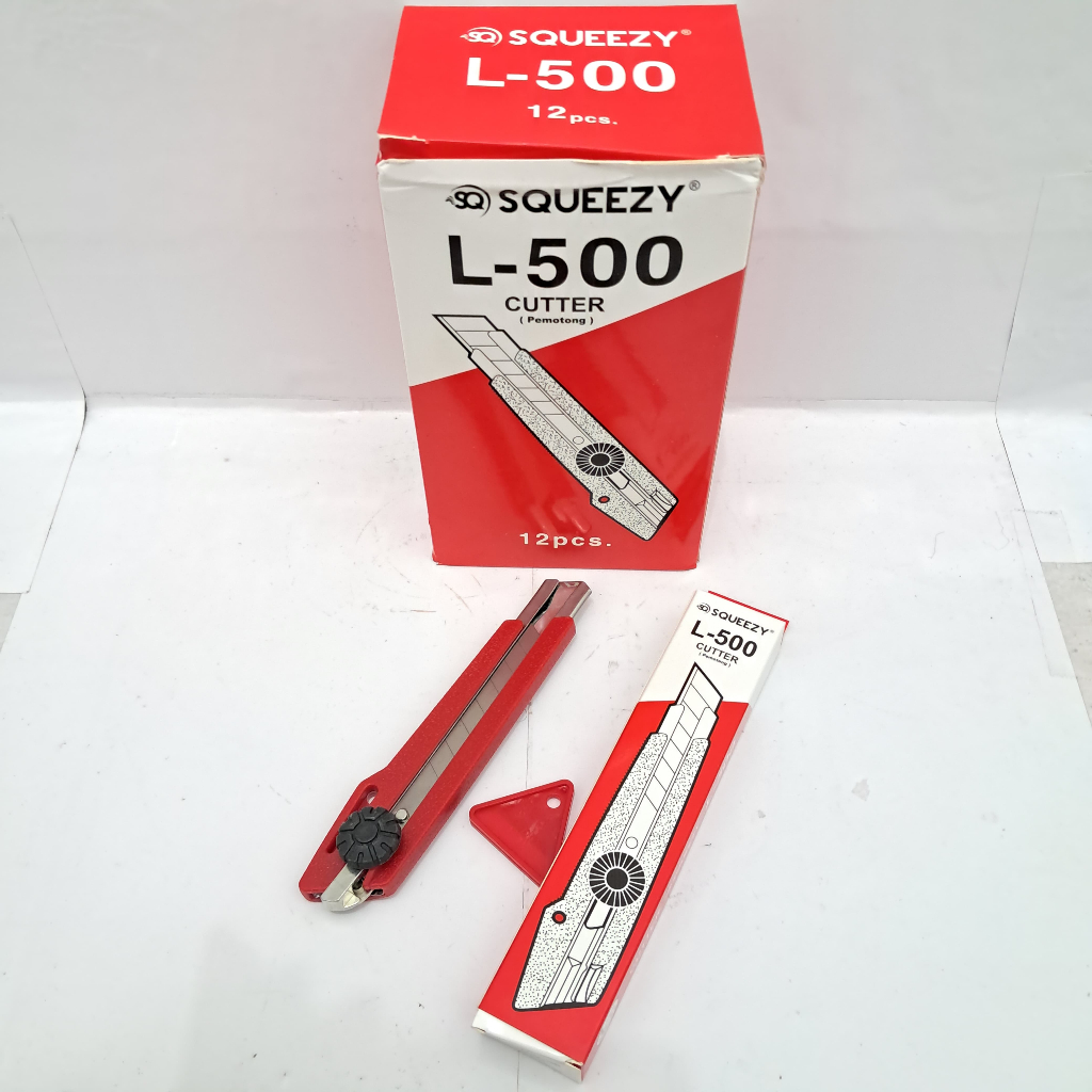 

1 Pcs Pisau Cutter SQUEEZY L - 500 / Pisau Cutter