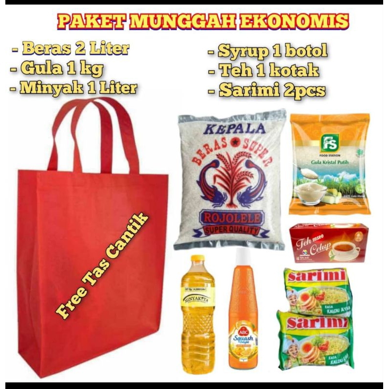 

PAKET SEMBAKO EKONOMIS FREE TAS CANTIK