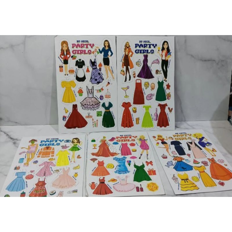 mainan orang orangan kertas