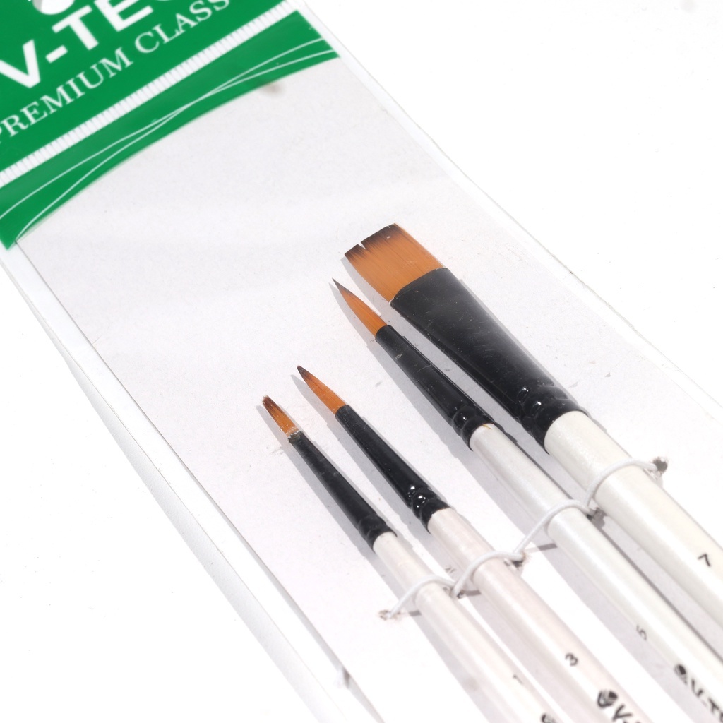

RB V-TEC Brush A0286 set 4 / Kuas Lukis