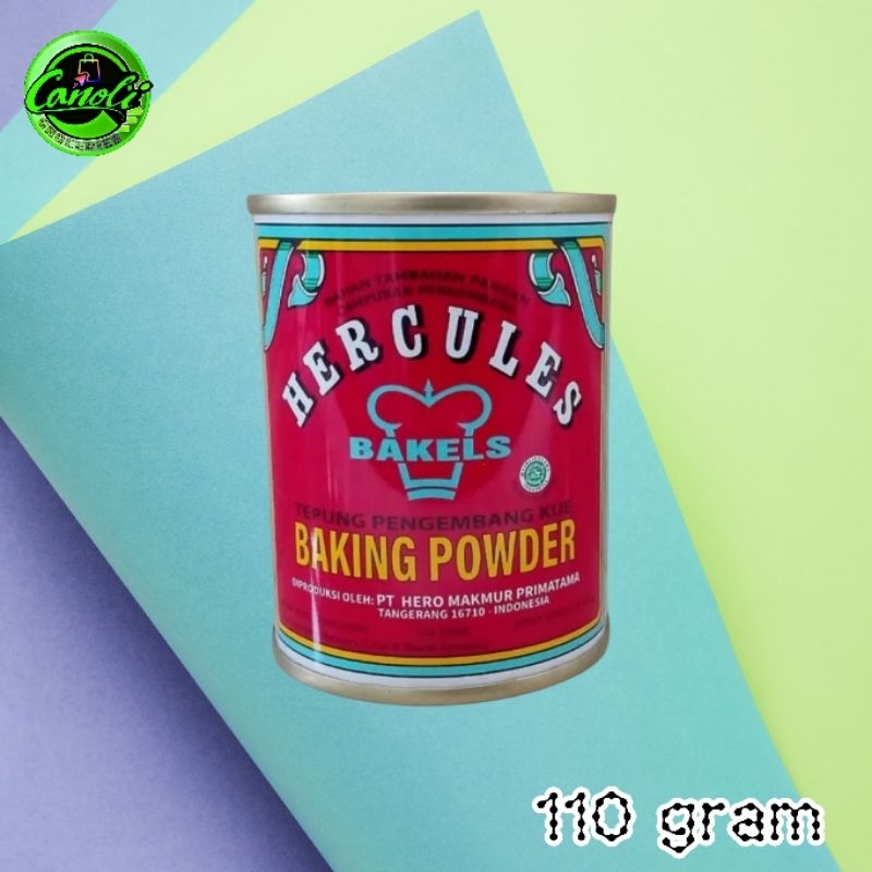 

HERCULES BAKING POWDER 110 Gram / Double Acting / Tepung Pengembang