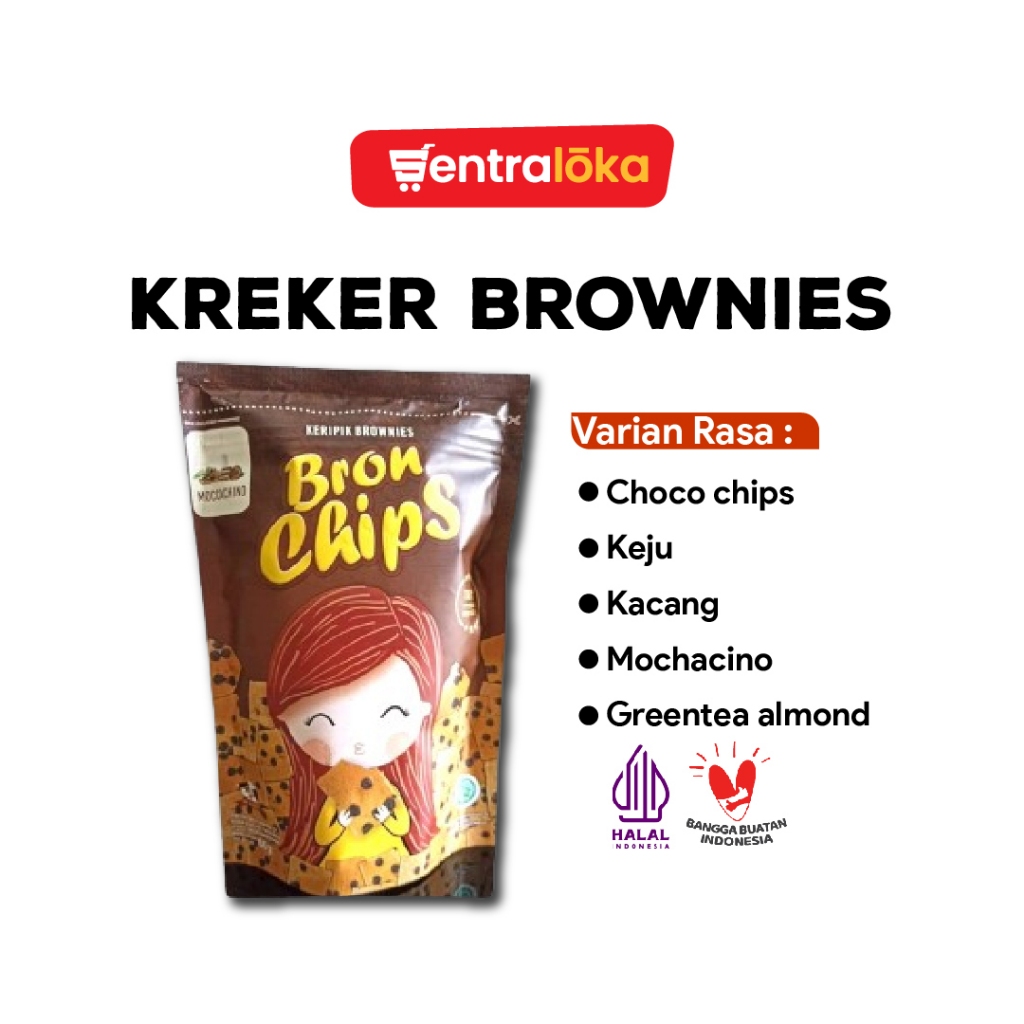 

Bronchips - Kreker Brownies / Keripik Brownies 60g