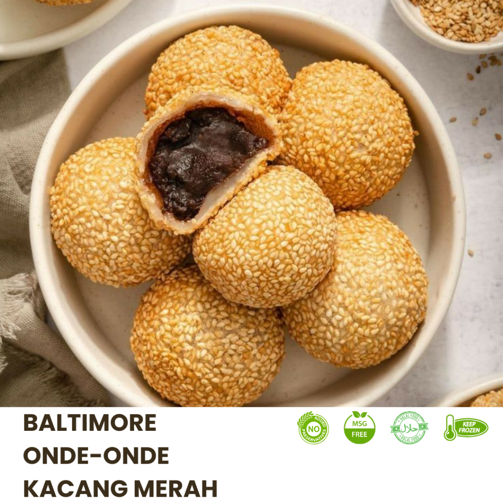 

Onde-onde wijen isi kacang hitam halal