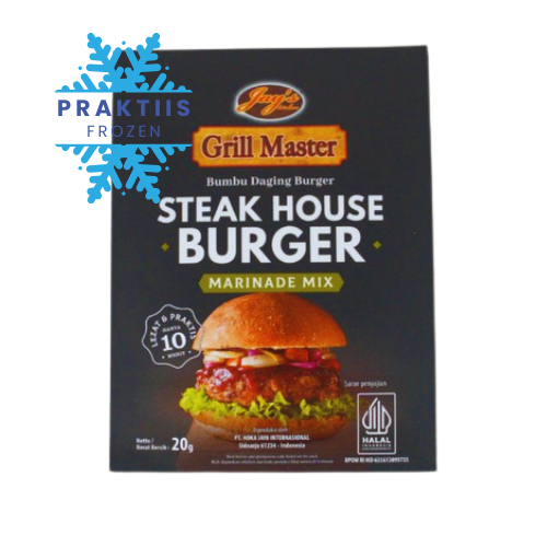 

GRILL MASTER STEAK HOUSE BURGER 30G