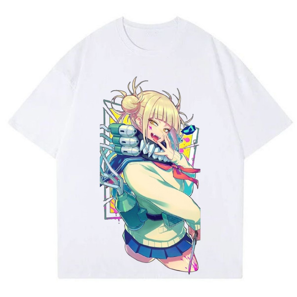 atasan kaos unisex anime karakter HIMIKO TOGA