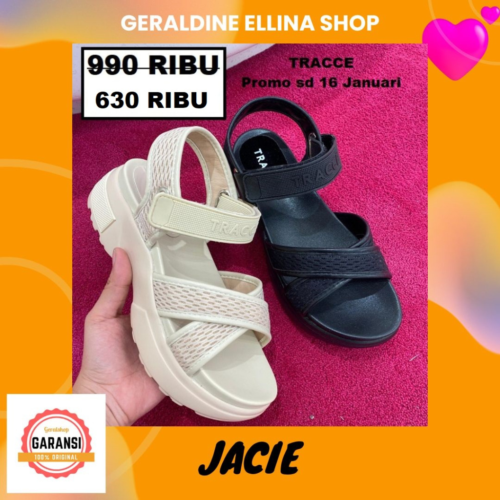 Sandal Tracce wanita seri JACIE 100% original STORE