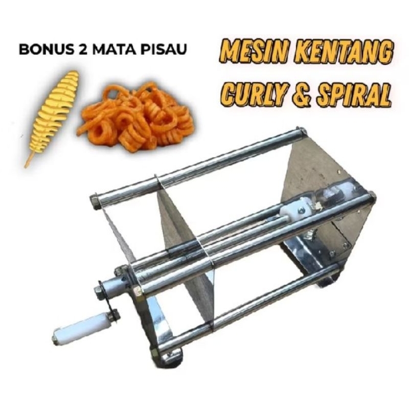 Promo Mesin Kentang Curly / Mesin Kentang spiral.