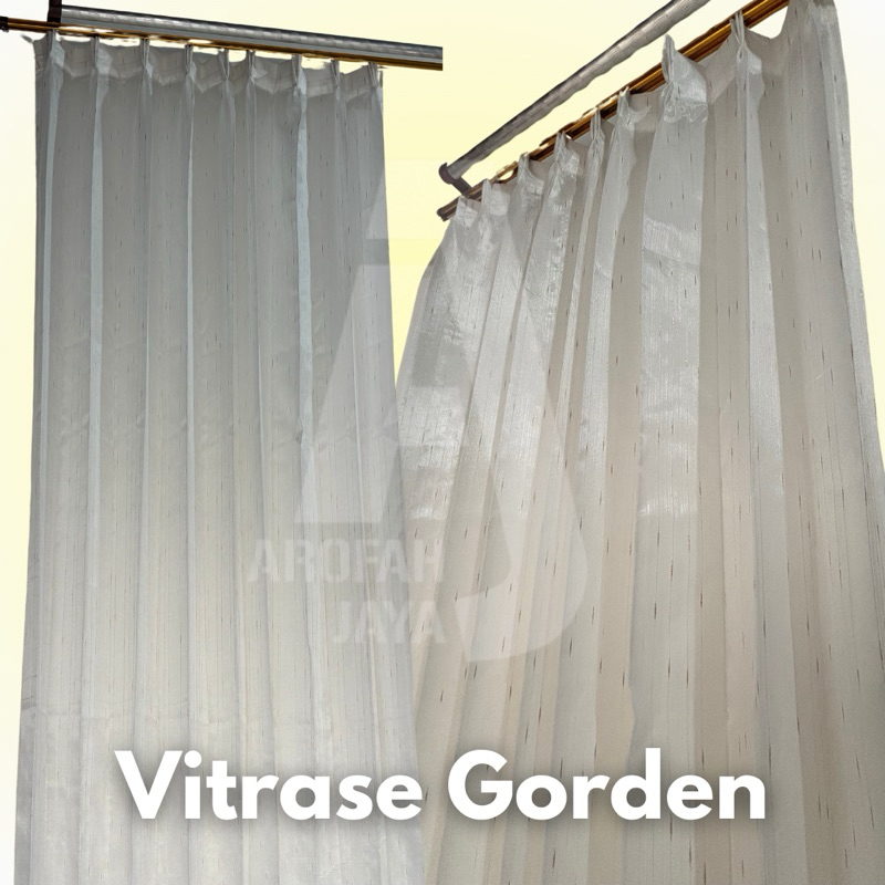 Vitrase Gorden Serat Gold