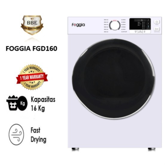 Mesin Pengering Foggia FGD160 Kapasitas 16 Kg