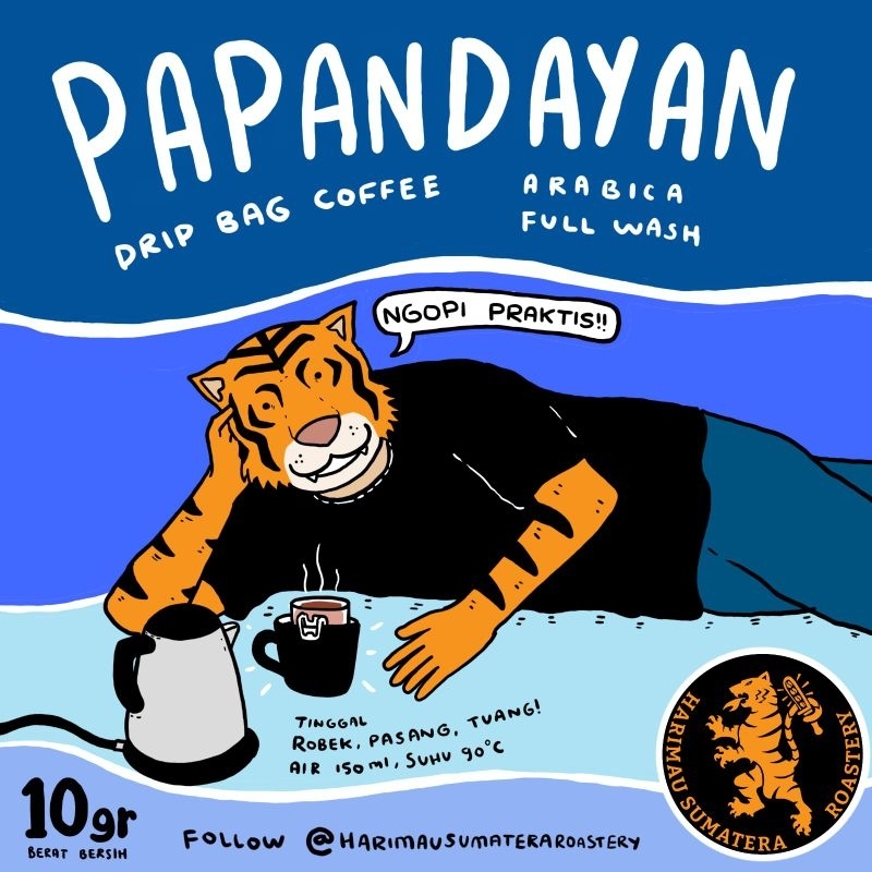 

Drip Bag Kopi - Papandayan Full Wash 10gr