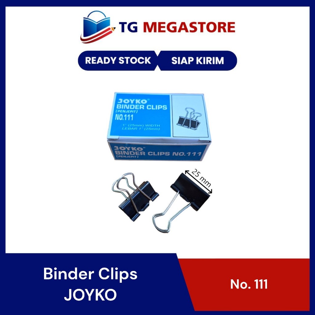 

Binder Clips Joyko No. 111