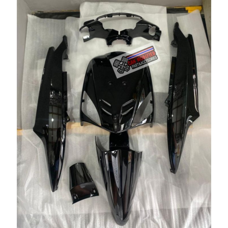 BODY MIO SPORTY HITAM 5TL ORIGINAL YAMAHA 5TL COVER BODY MIO SPORTY ORIGINAL