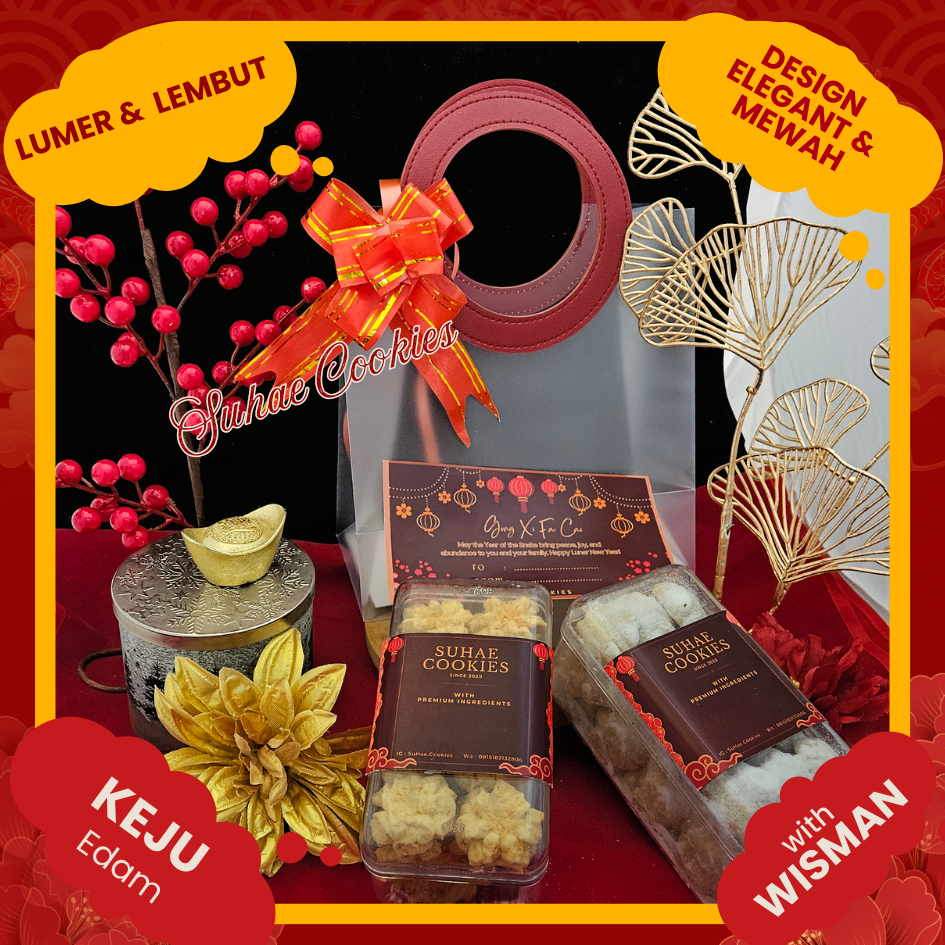 

Hampers Wenchang Kue Kering Imlek Nastar Cookies Premium Kastegel Manis Chinese New Years by Suhae